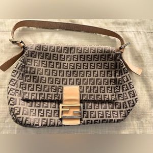 FENDI Zucchini Mamma Baguette shoulder bag/purse